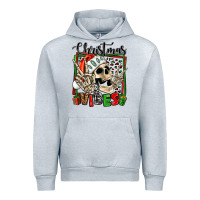 Heather Grey christmas vibes skeleton Urban Hoodie - Jasminsmagicworld
