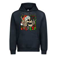 Navy christmas vibes skeleton Urban Hoodie - Jasminsmagicworld