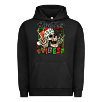 Pigment Black christmas vibes skeleton Urban Hoodie - Jasminsmagicworld