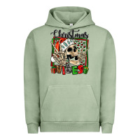 Pigment Oil Green christmas vibes skeleton Urban Hoodie - Jasminsmagicworld