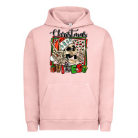 Pigment Salmon christmas vibes skeleton Urban Hoodie - Jasminsmagicworld