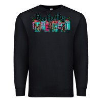 Black perfectly imperfect Premium Sweatshirt - Zillion Design Studio