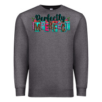 Charcoal Heather perfectly imperfect Premium Sweatshirt - Zillion Design Studio