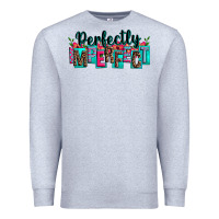 Heather Grey perfectly imperfect Premium Sweatshirt - Zillion Design Studio