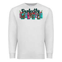 Oatmeal Heather perfectly imperfect Premium Sweatshirt - Zillion Design Studio