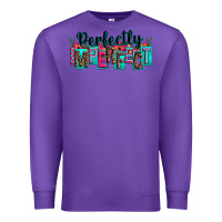Purple perfectly imperfect Premium Sweatshirt - Zillion Design Studio
