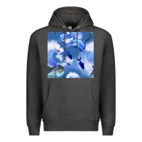 Charcoal Heather dolphins Premium Hoodie - BundleAndBundleShop