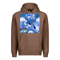 Chestnut dolphins Premium Hoodie - BundleAndBundleShop