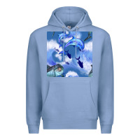 Colony Blue dolphins Premium Hoodie - BundleAndBundleShop