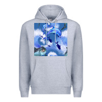 Heather Grey dolphins Premium Hoodie - BundleAndBundleShop
