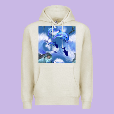 Dolphins Premium Hoodie Designed By Bundleandbundleshop
