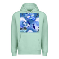 Seafoam dolphins Premium Hoodie - BundleAndBundleShop