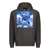 Smoke dolphins Premium Hoodie - BundleAndBundleShop