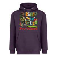 Plum ready to crush pre school Heavyweight Hoodie - texasbilliewilder