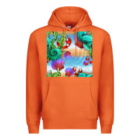 Carrot seahorse and beach Premium Hoodie - BundleAndBundleShop
