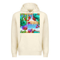 Sandshell seahorse and beach Premium Hoodie - BundleAndBundleShop