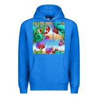 True Royal seahorse and beach Premium Hoodie - BundleAndBundleShop