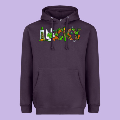 Dental Lucky St Patricks Day Heavyweight Hoodie Designed By Ranaportraitstore