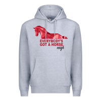 Heather Grey Everybody's Got A Horse Neigh Premium Hoodie - Bettercallsaul