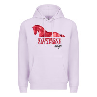 Lilac Everybody's Got A Horse Neigh Premium Hoodie - Bettercallsaul