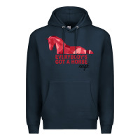 Navy Everybody's Got A Horse Neigh Premium Hoodie - Bettercallsaul