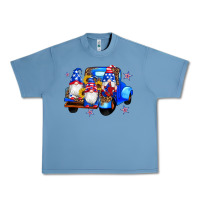 Pebble Blue american flag gnomes truck sunflowers star leopard Urban Heavy Tee - Artiststas