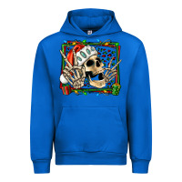 Cobalt Christmas happy skeleton Urban Hoodie - Jasminsmagicworld