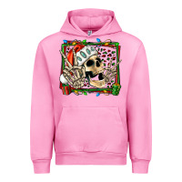 Fuchsia Pink Christmas happy skeleton Urban Hoodie - Jasminsmagicworld