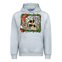Heather Grey Christmas happy skeleton Urban Hoodie - Jasminsmagicworld
