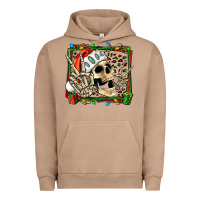 Pigment Burro Christmas happy skeleton Urban Hoodie - Jasminsmagicworld