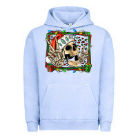 Pigment Grape Ice Christmas happy skeleton Urban Hoodie - Jasminsmagicworld