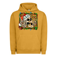 Pigment Peanut Butter Christmas happy skeleton Urban Hoodie - Jasminsmagicworld