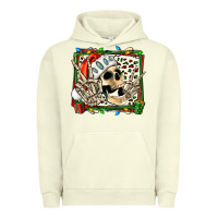 Pigment Pistachio Christmas happy skeleton Urban Hoodie - Jasminsmagicworld