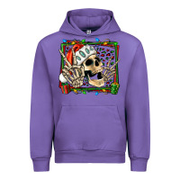 Tulip Christmas happy skeleton Urban Hoodie - Jasminsmagicworld