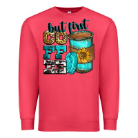 Cardinal but first coffee Premium Sweatshirt - Zillion Design Studio