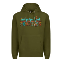 Army Green not perfect just forgiven Premium Hoodie - Artiststas