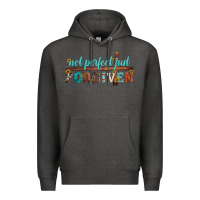 Charcoal Heather not perfect just forgiven Premium Hoodie - Artiststas