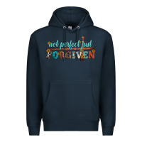 Navy not perfect just forgiven Premium Hoodie - Artiststas