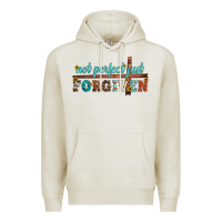 Oatmeal Heather not perfect just forgiven Premium Hoodie - Artiststas