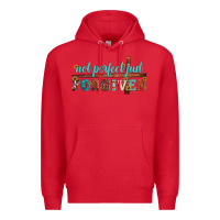 Red not perfect just forgiven Premium Hoodie - Artiststas