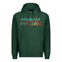 Sports Green not perfect just forgiven Premium Hoodie - Artiststas