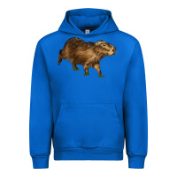 Cobalt Capybara Urban Hoodie - LillyAllenDesigns