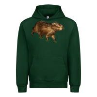 Foreset Green Capybara Urban Hoodie - LillyAllenDesigns