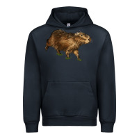 Navy Capybara Urban Hoodie - LillyAllenDesigns