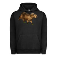 Pigment Black Capybara Urban Hoodie - LillyAllenDesigns