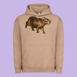 Capybara Urban Hoodie Designed By Lillyallendesigns