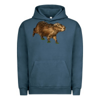 Pigment Midnight Navy Capybara Urban Hoodie - LillyAllenDesigns