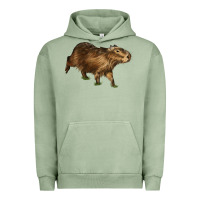 Pigment Oil Green Capybara Urban Hoodie - LillyAllenDesigns