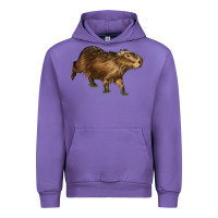 Tulip Capybara Urban Hoodie - LillyAllenDesigns
