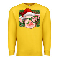 Lemon christmas pig Premium Sweatshirt - RanaPortraitStore
